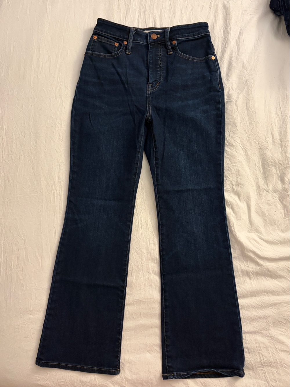Madewell Straight-Leg Jeans in Deep Indigo